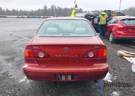 2002 Toyota Corolla Ce из США, поврежденный, VIN 2T1BR12E72C533307